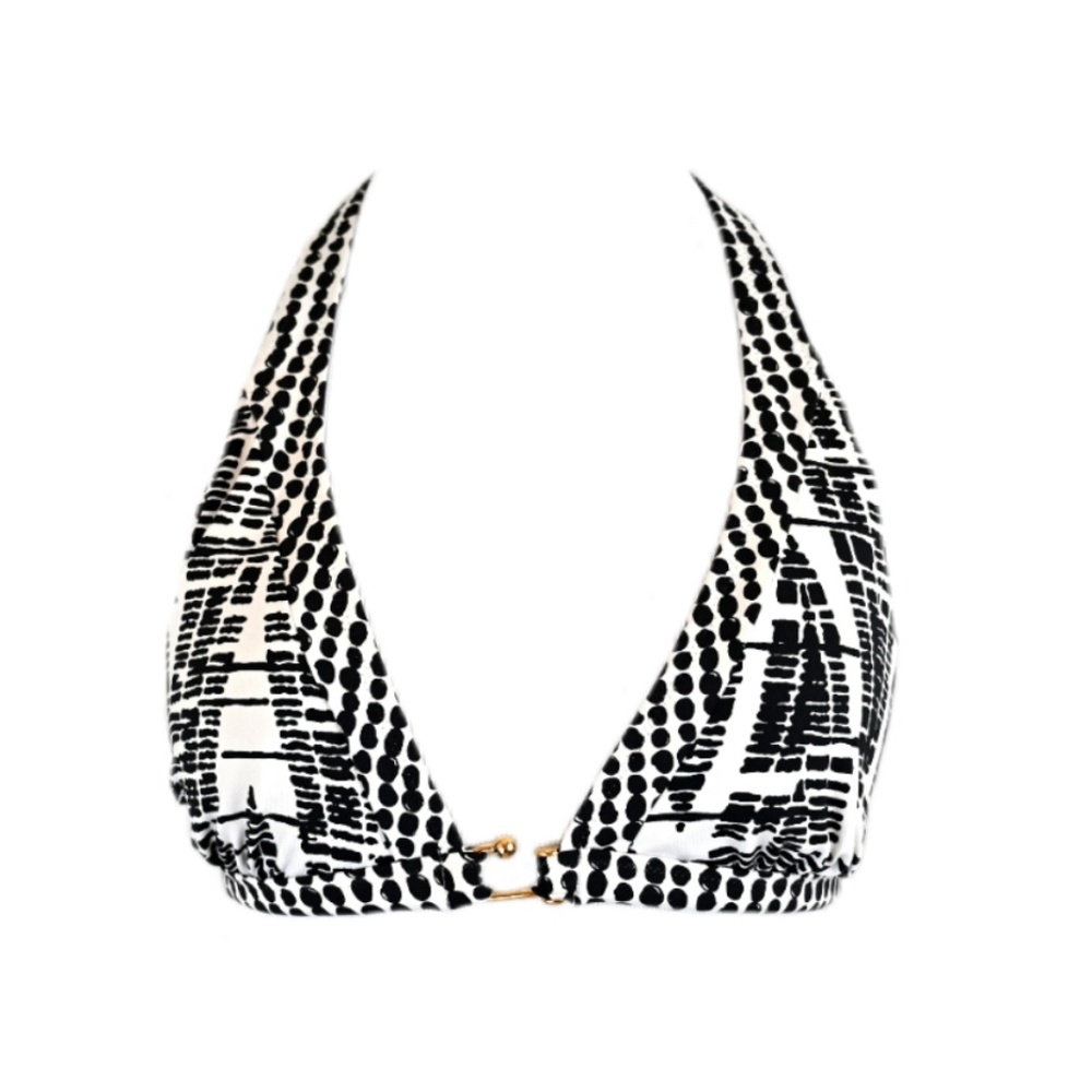 BCBGMAXAZRIA Bikini Halter Top